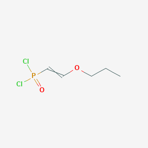 molecular formula C5H9Cl2O2P B14587953 (2-Propoxyethenyl)phosphonic dichloride CAS No. 61499-67-0