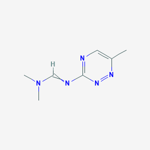 N,N-Dimethyl-N'-(6-methyl-1,2,4-triazin-3-yl)methanimidamide