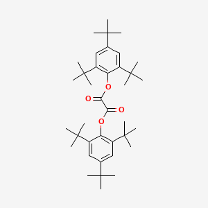 molecular formula C38H58O4 B14587989 Bis(2,4,6-tri-tert-butylphenyl) ethanedioate CAS No. 61417-97-8