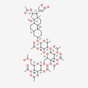 molecular formula C60H84O28 B14588032 Neogitostin, acetate CAS No. 61186-33-2