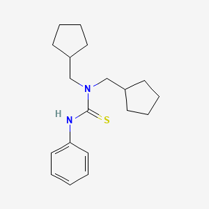 N,N-Bis(cyclopentylmethyl)-N'-phenylthiourea