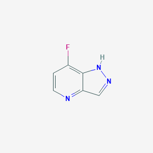 molecular formula C6H4FN3 B1458812 7-Fluoro-1H-pyrazolo[4,3-b]pyridine CAS No. 1378820-30-4