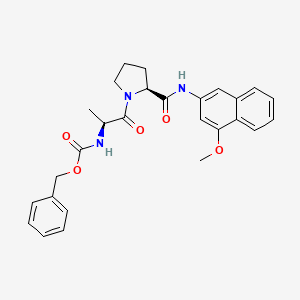 molecular formula C27H29N3O5 B1458814 Z-丙氨酸-脯氨酸-4MbNA CAS No. 74305-55-8