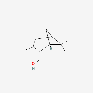 molecular formula C11H20O B14588153 (3,6,6-Trimethylbicyclo[3.1.1]heptan-2-yl)methanol CAS No. 61314-58-7