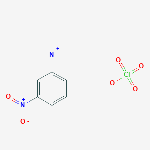 molecular formula C9H13ClN2O6 B14588171 N,N,N-Trimethyl-3-nitroanilinium perchlorate CAS No. 61065-31-4