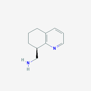 molecular formula C10H14N2 B1458818 1-[(8R)-5,6,7,8-tetrahydroquinolin-8-yl]methanamine CAS No. 1803588-21-7