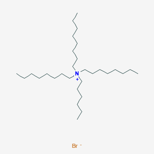 molecular formula C30H64BrN B14588265 N-Hexyl-N,N-dioctyloctan-1-aminium bromide CAS No. 61175-82-4