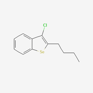 molecular formula C12H13ClSe B14588309 2-Butyl-3-chloro-1-benzoselenophene CAS No. 61350-52-5