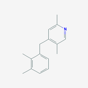 4-[(2,3-Dimethylphenyl)methyl]-2,5-dimethylpyridine