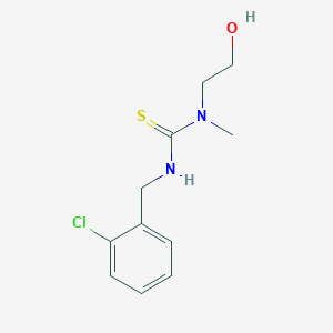 N'-[(2-Chlorophenyl)methyl]-N-(2-hydroxyethyl)-N-methylthiourea