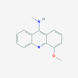 molecular formula C15H14N2O B14588350 9-Acridinamine, 4-methoxy-N-methyl- CAS No. 61299-61-4