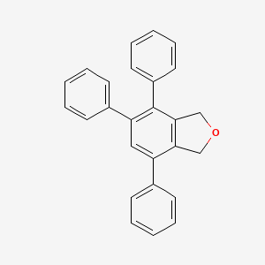 molecular formula C26H20O B14588366 4,5,7-Triphenyl-1,3-dihydroisobenzofuran CAS No. 61051-02-3