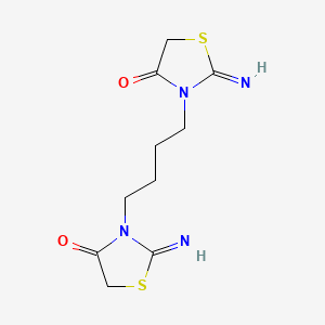 3,3'-(Butane-1,4-diyl)bis(2-imino-1,3-thiazolidin-4-one)