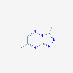 molecular formula C6H7N5 B14588426 1,2,4-Triazolo[4,3-b][1,2,4]triazine, 3,7-dimethyl- CAS No. 61139-72-8