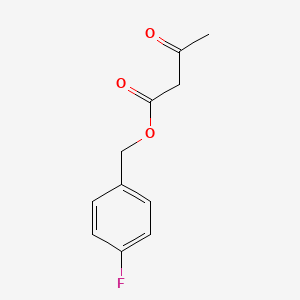 molecular formula C11H11FO3 B14588428 (4-Fluorophenyl)methyl 3-oxobutanoate CAS No. 61312-57-0