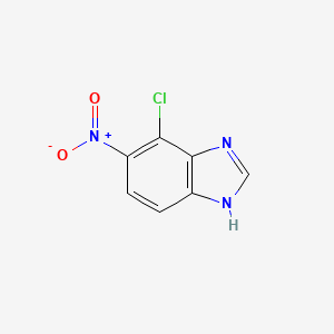 molecular formula C7H4ClN3O2 B1458845 4-Chlor-5-Nitrobenzimidazol CAS No. 1360891-62-8