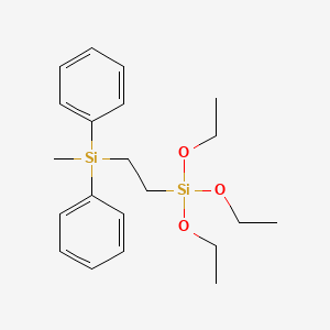 Methyl(diphenyl)[2-(triethoxysilyl)ethyl]silane