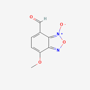 7-Methoxy-3-oxido-2,1,3-benzoxadiazol-3-ium-4-carbaldehyde