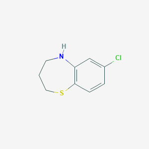 B1458847 7-Chloro-2,3,4,5-tetrahydro-1,5-benzothiazepine CAS No. 90346-87-5