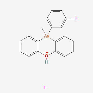 molecular formula C19H16AsFIO B14588500 CID 71397640 