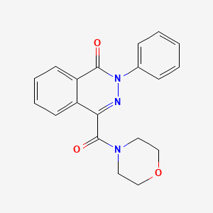 Morpholine, 4-[(3,4-dihydro-4-oxo-3-phenyl-1-phthalazinyl)carbonyl]-