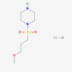 B1458854 1-(3-Methoxypropanesulfonyl)piperazine hydrochloride CAS No. 1421603-61-3