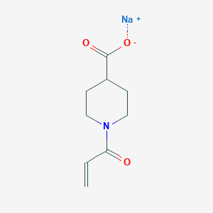 B1458856 Sodium 1-(prop-2-enoyl)piperidine-4-carboxylate CAS No. 1423031-89-3