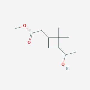 Methyl [3-(1-hydroxyethyl)-2,2-dimethylcyclobutyl]acetate