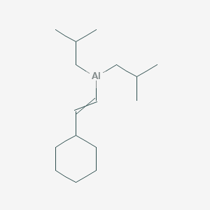 molecular formula C16H31Al B14588601 (2-Cyclohexylethenyl)bis(2-methylpropyl)alumane CAS No. 61153-36-4