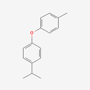 molecular formula C16H18O B14588652 1-Methyl-4-[4-(propan-2-yl)phenoxy]benzene CAS No. 61343-81-5