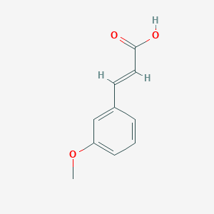 molecular formula C10H10O3 B145887 3-甲氧基肉桂酸 CAS No. 6099-04-3