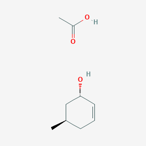 Acetic acid--(1S,5R)-5-methylcyclohex-2-en-1-ol (1/1)