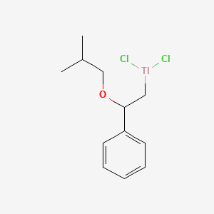 Dichloro[2-(2-methylpropoxy)-2-phenylethyl]thallane