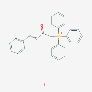 (2-Oxo-4-phenylbut-3-en-1-yl)(triphenyl)phosphanium iodide