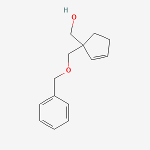 {1-[(Benzyloxy)methyl]cyclopent-2-en-1-yl}methanol