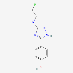 Phenol, 4-[5-[(2-chloroethyl)methylamino]-1H-1,2,4-triazol-3-yl]-