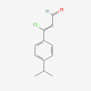 3-Chloro-3-[4-(propan-2-yl)phenyl]prop-2-enal