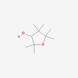 molecular formula C10H20O2 B14588849 3-Furanol, tetrahydro-2,2,4,4,5,5-hexamethyl- CAS No. 61266-62-4