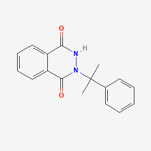 molecular formula C17H16N2O2 B14588883 2-(2-Phenylpropan-2-yl)-2,3-dihydrophthalazine-1,4-dione CAS No. 61446-39-7