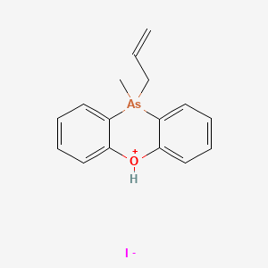 molecular formula C16H17AsIO B14588911 CID 78066165 