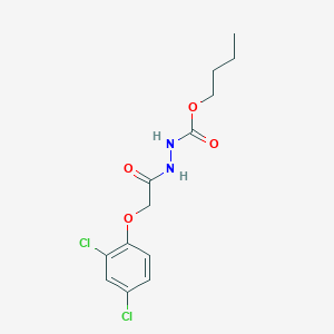 Butyl 2-[(2,4-dichlorophenoxy)acetyl]hydrazine-1-carboxylate