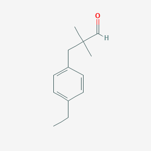 molecular formula C13H18O B145890 3-(4-乙基苯基)-2,2-二甲基丙醛 CAS No. 67634-15-5