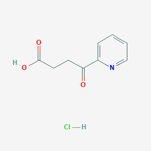 molecular formula C9H10ClNO3 B1458900 4-氧代-4-(吡啶-2-基)丁酸盐酸盐 CAS No. 1803606-28-1