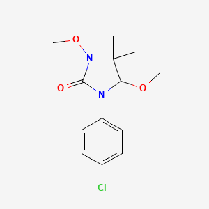 1-(4-Chlorophenyl)-3,5-dimethoxy-4,4-dimethylimidazolidin-2-one