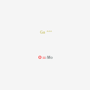 molecular formula GaMoO B14589021 Gallium--oxomolybdenum (1/1) CAS No. 61393-70-2