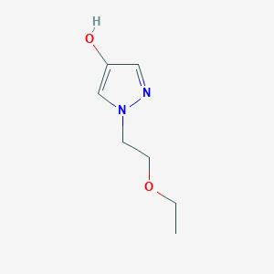 molecular formula C7H12N2O2 B1458903 1-(2-ethoxyethyl)-1H-pyrazol-4-ol CAS No. 78242-27-0