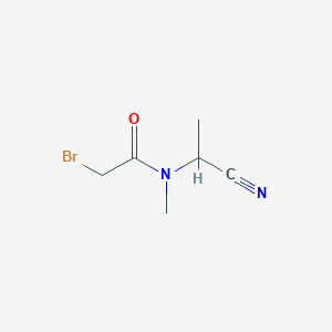 2-Bromo-N-(1-cyanoethyl)-N-methylacetamide