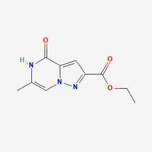 B1458909 Ethyl 4-Hydroxy-6-methylpyrazolo[1,5-a]pyrazine-2-carboxylate CAS No. 1443978-76-4