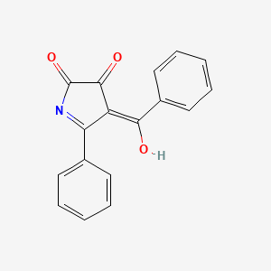 molecular formula C17H11NO3 B14589095 4-Benzoyl-5-phenyl-2,3-dihydropyrrol-2,3-dione 