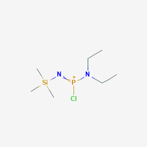 Chloro(diethylamino)[(trimethylsilyl)imino]phosphanium